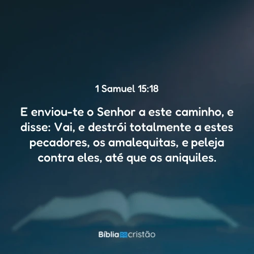 1 Samuel 15:18