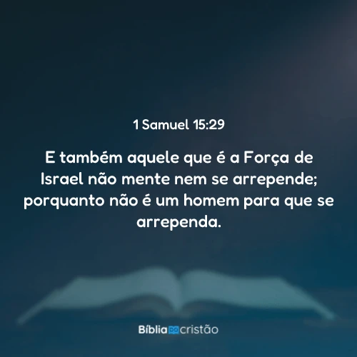 1 Samuel 15:29