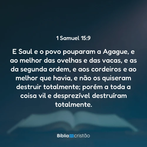 1 Samuel 15:9