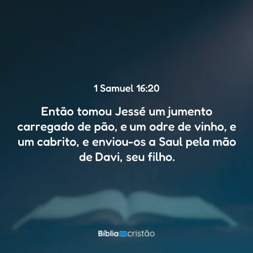 1 Samuel 16:20