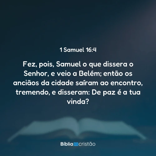 1 Samuel 16:4