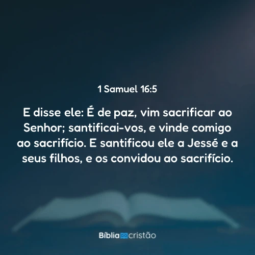 1 Samuel 16:5
