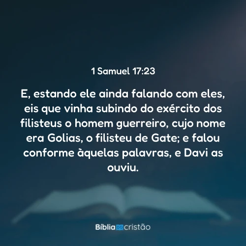 1 Samuel 17:23