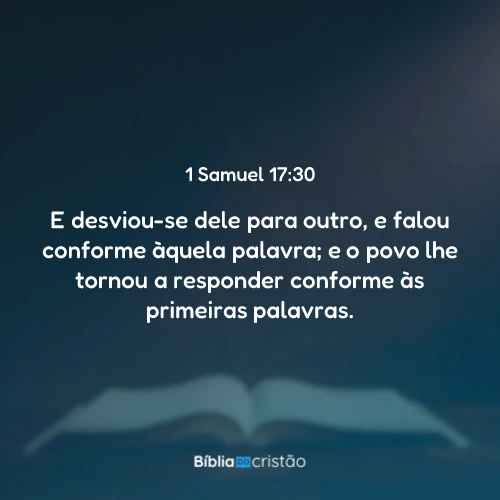 1 Samuel 17:30