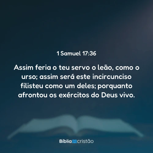1 Samuel 17:36