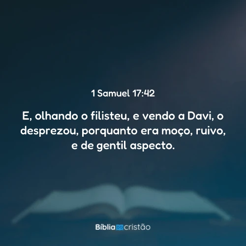 1 Samuel 17:42