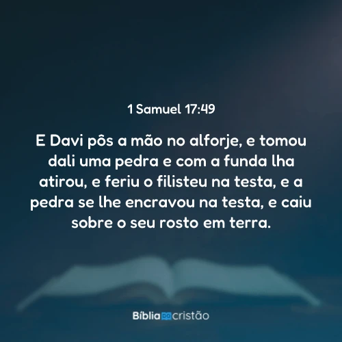 1 Samuel 17:49