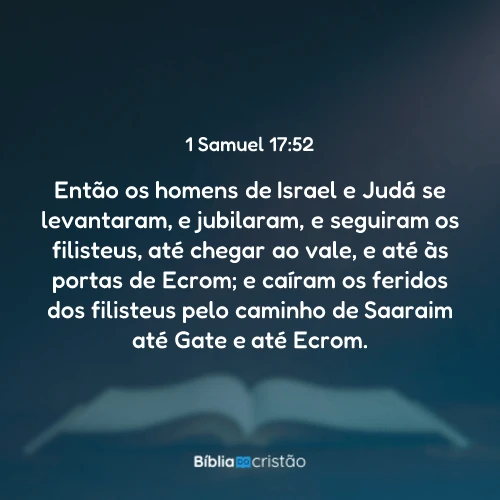 1 Samuel 17:52
