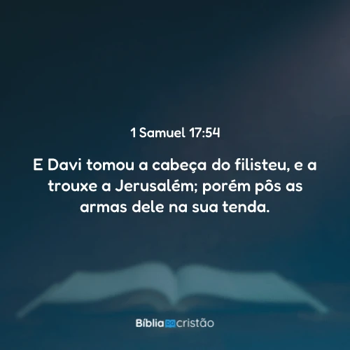 1 Samuel 17:54