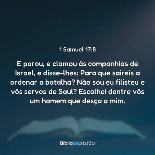 1 Samuel 17:8