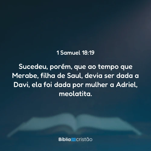 1 Samuel 18:19