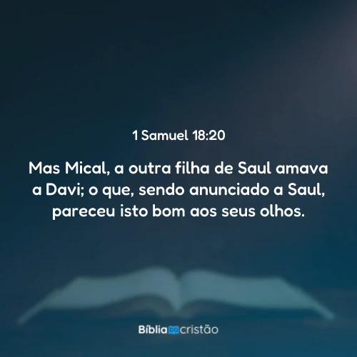 1 Samuel 18:20