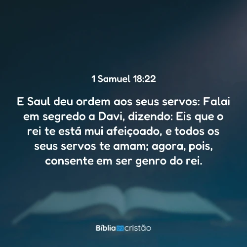 1 Samuel 18:22