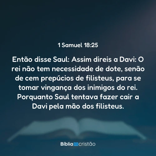 1 Samuel 18:25