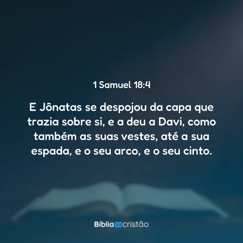 1 Samuel 18:4