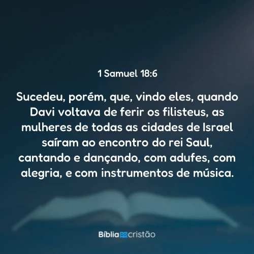 1 Samuel 18:6