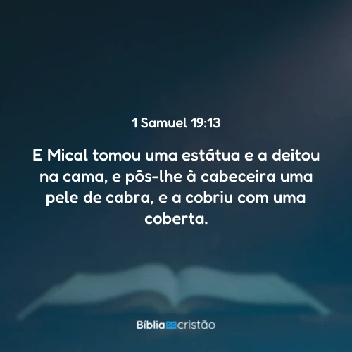 1 Samuel 19:13