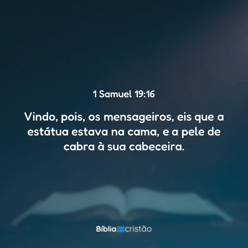 1 Samuel 19:16