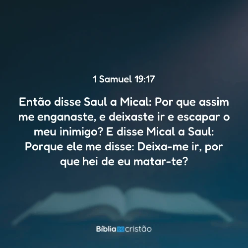 1 Samuel 19:17