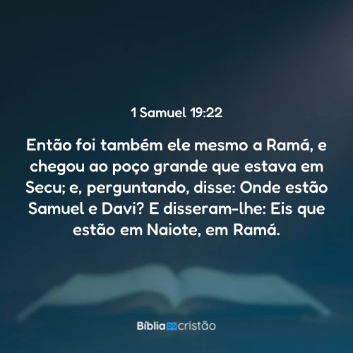1 Samuel 19:22