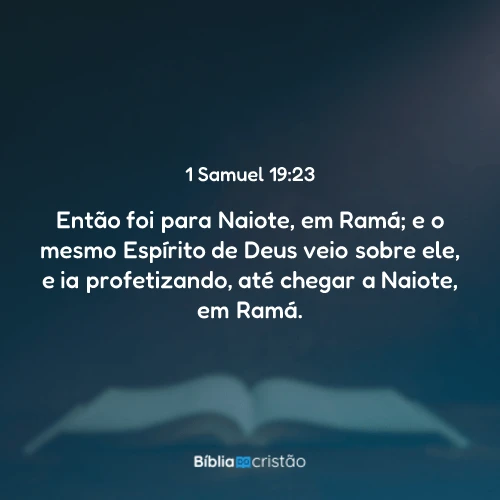 1 Samuel 19:23