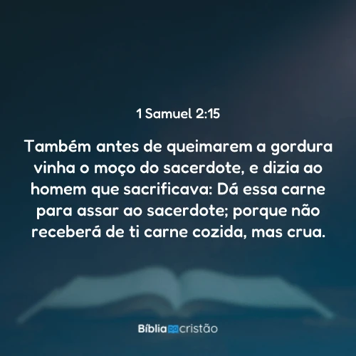 1 Samuel 2:15