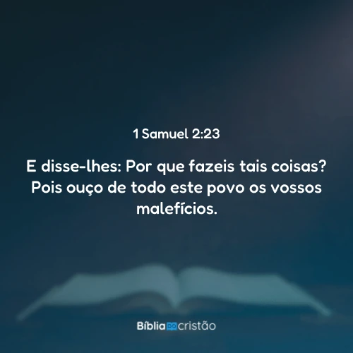 1 Samuel 2:23