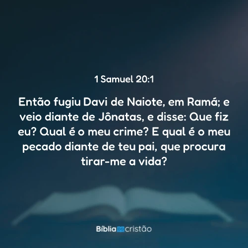 1 Samuel 20:1
