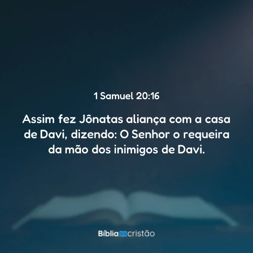 1 Samuel 20:16