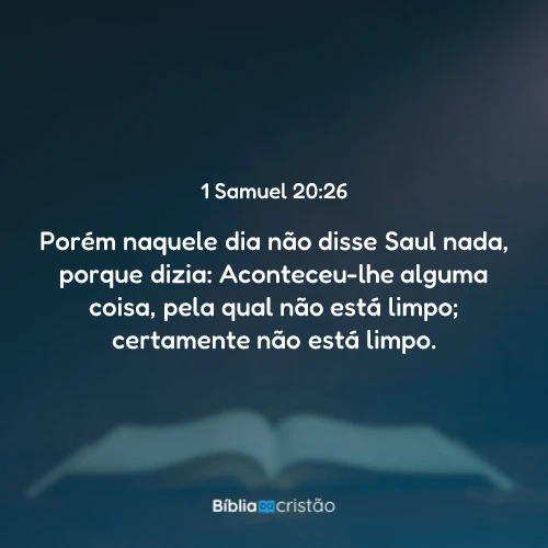 1 Samuel 20:26