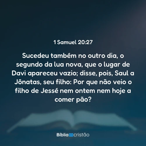 1 Samuel 20:27
