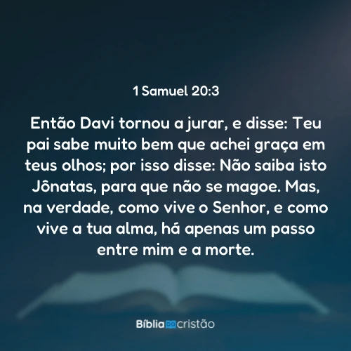1 Samuel 20:3