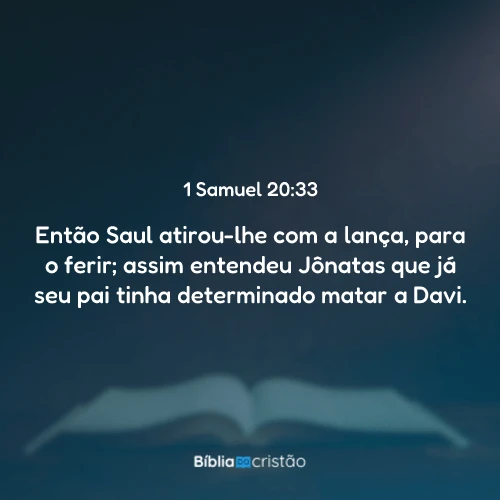 1 Samuel 20:33