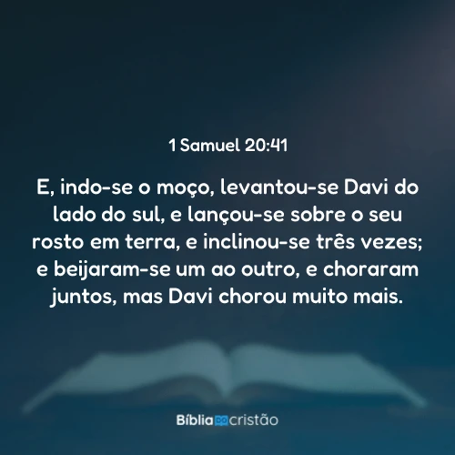 1 Samuel 20:41