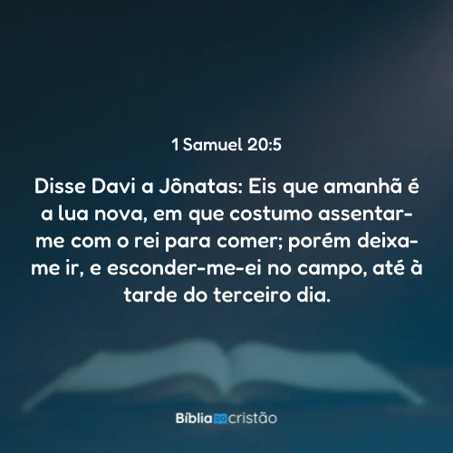 1 Samuel 20:5
