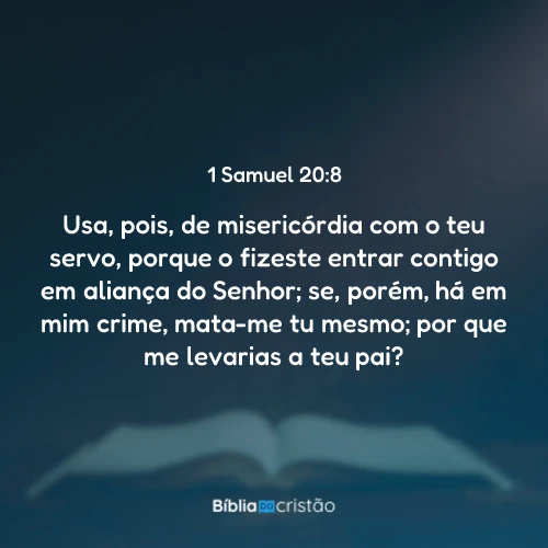1 Samuel 20:8