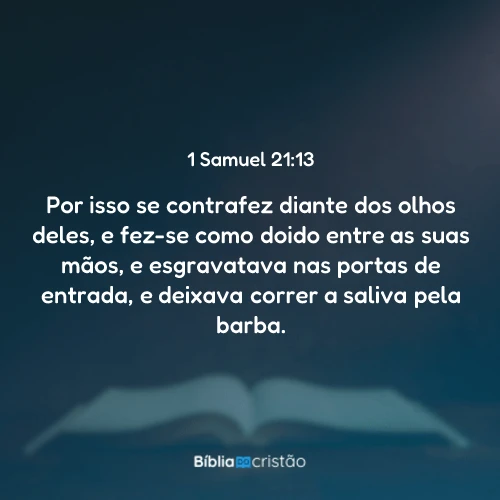 1 Samuel 21:13