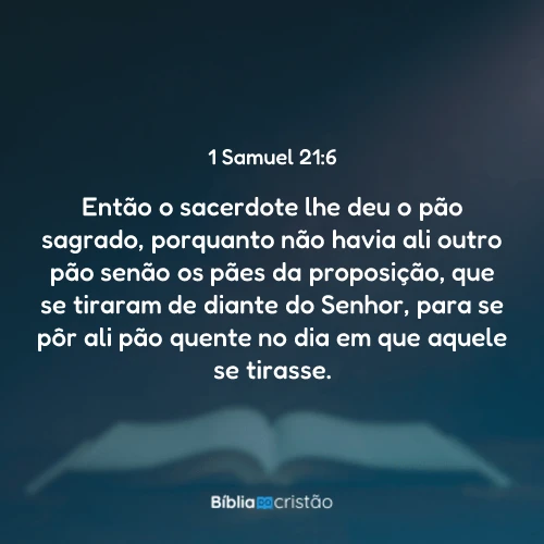 1 Samuel 21:6