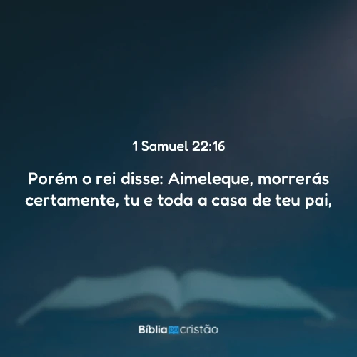 1 Samuel 22:16