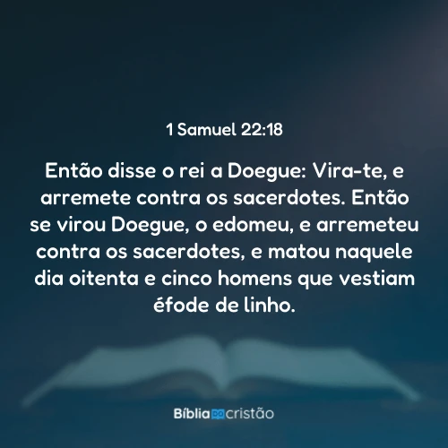 1 Samuel 22:18