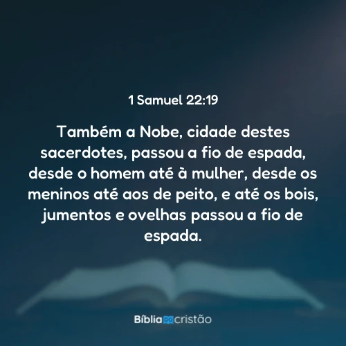 1 Samuel 22:19