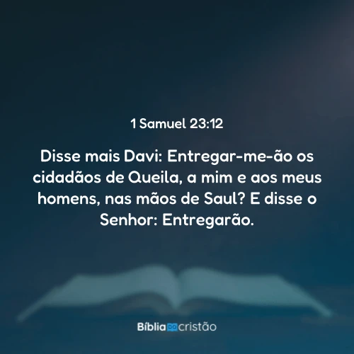 1 Samuel 23:12