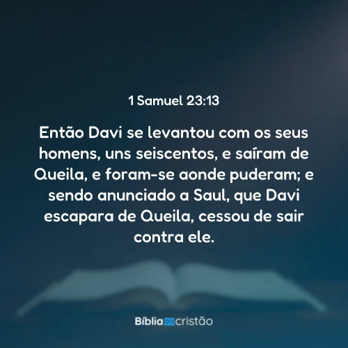 1 Samuel 23:13