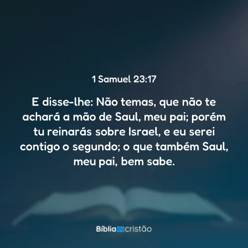 1 Samuel 23:17