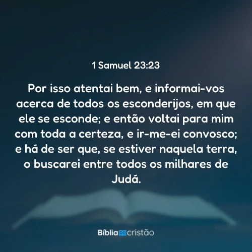 1 Samuel 23:23