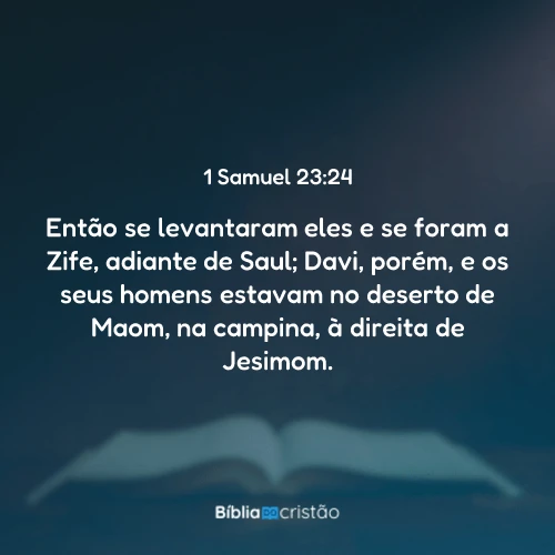 1 Samuel 23:24