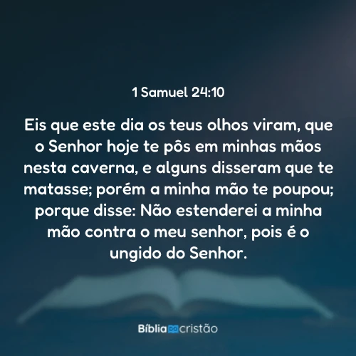 1 Samuel 24:10
