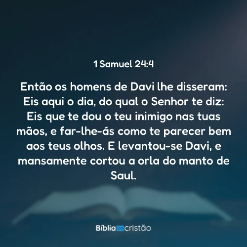1 Samuel 24:4