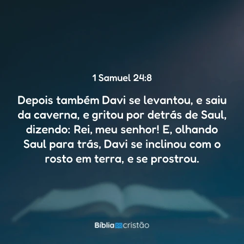 1 Samuel 24:8