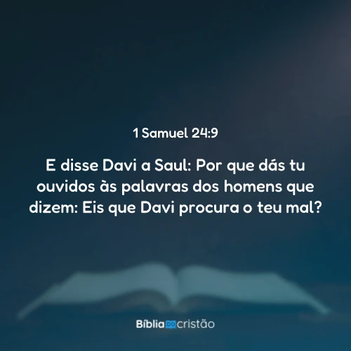 1 Samuel 24:9